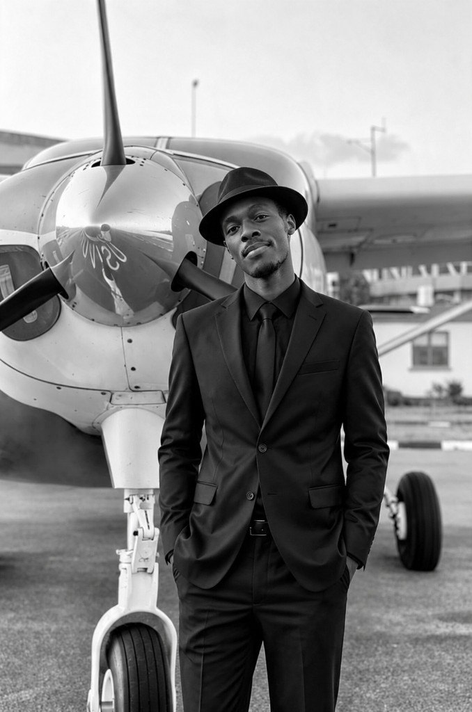 McGregor Denise, music artist and aspiring pilot from Tanzania